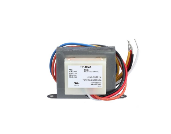 Transformer, 120-208-240/24 VA & 40 VA with Wire Leads & Quick Connect