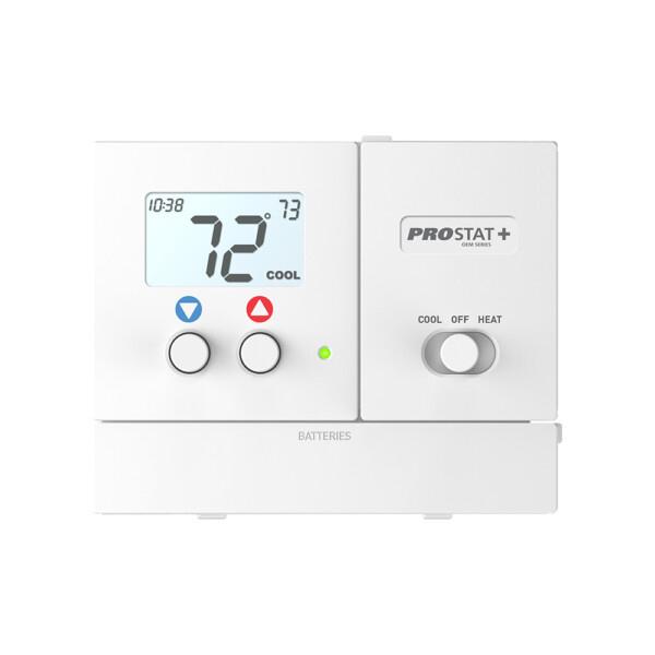 Prostat+ Programmable Heat Pump LED Thermostat (2 Heat/ 1 Cool)