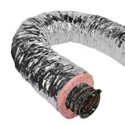 Silver HVAC Flex ducting
