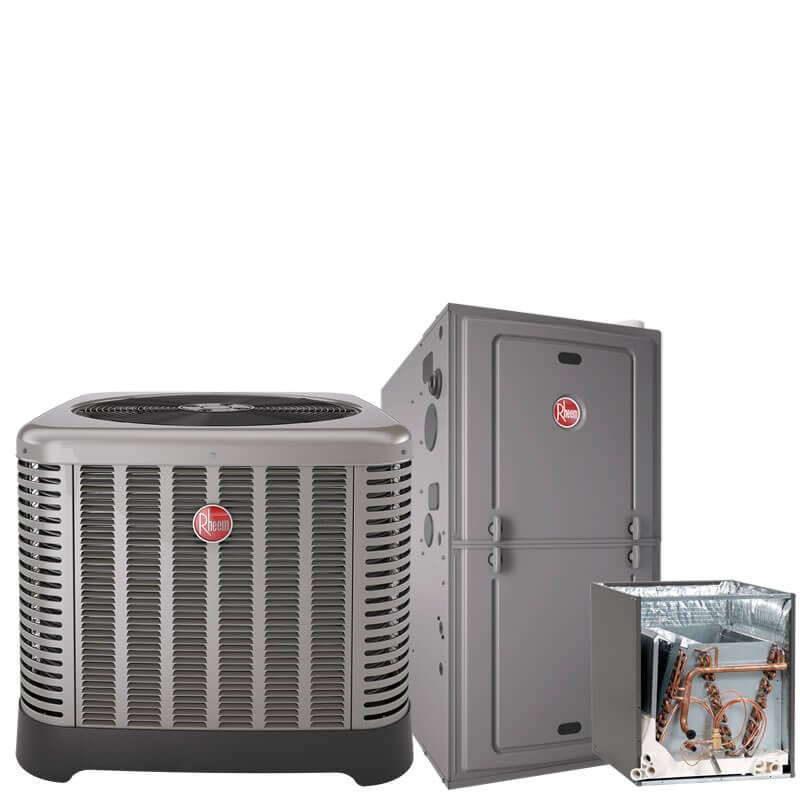 Rheem R801SA125524MSA 24-1/2 in. 125000 BTU 80% AFUE 5 Ton Single-Stage  Upflow and Horizontal 3/4 hp Natural or Propane Furnace