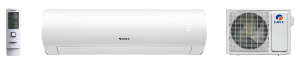 18,000 BTU Gree Sapphire 24.5 SEER R410A Two-Stage Inverter Heat Pump Ductless Mini-Split System