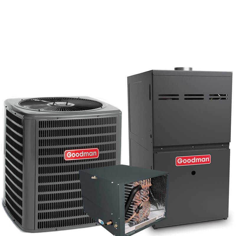 5 Ton Goodman 152 Seer2 R410a 80 Afue 100000 Btu Two Stage