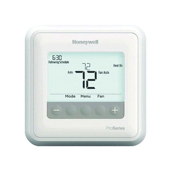 Honeywell T4 Pro Programmable Thermostat With Stages (Heat Pump: 2 Heat/1 Cool)