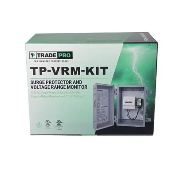 TRADEPRO Surge Protector And Voltage Range Monitor Kit TP-VRM-KIT
